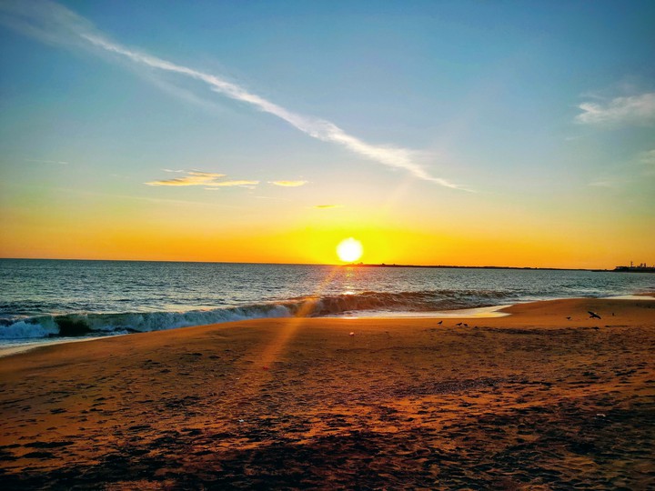 A beautiful sun set