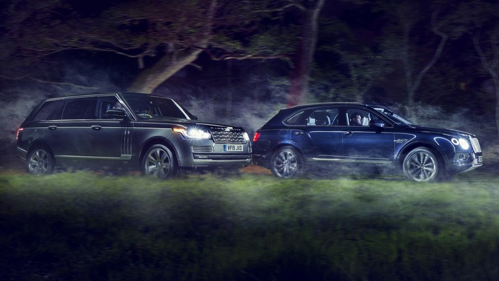bentley and range rover