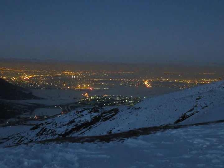 snow night