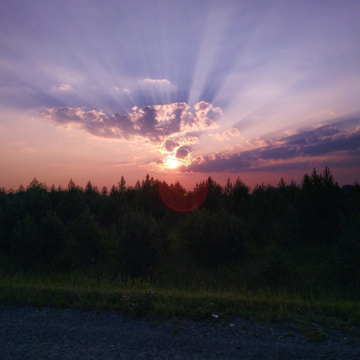 закат