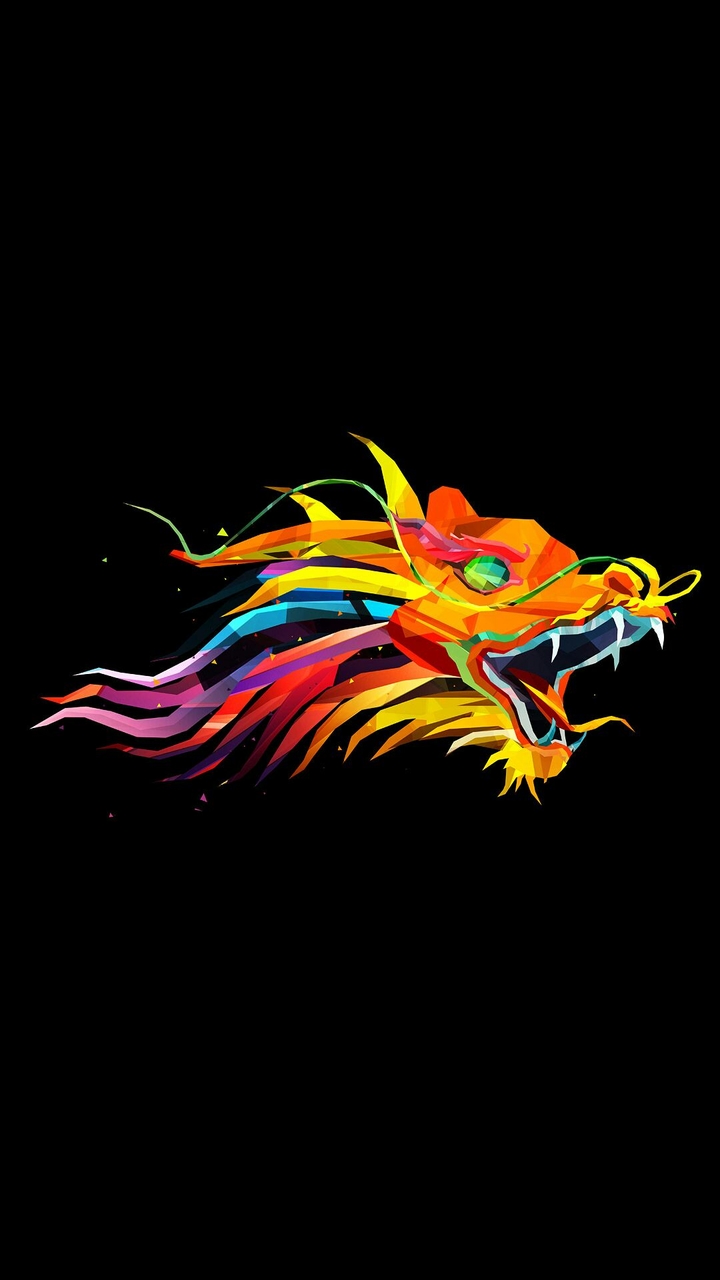 Material Colorful Dragon