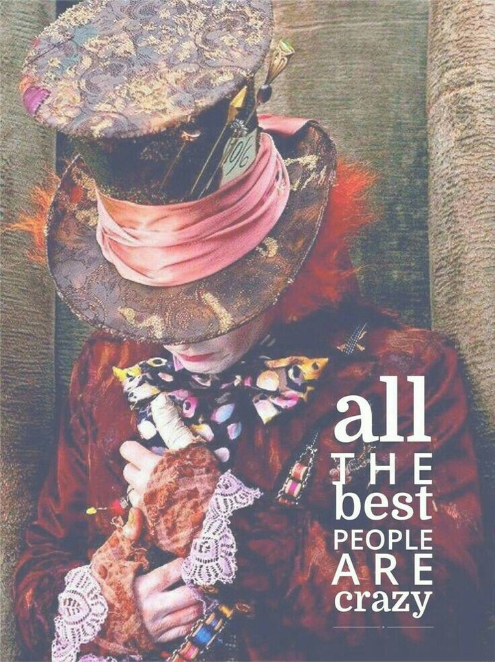 As mad as a hatter 