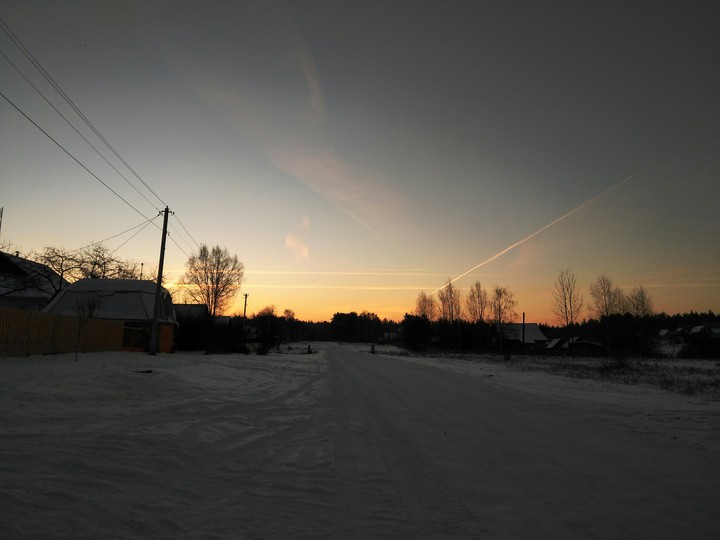 sunrise in the country