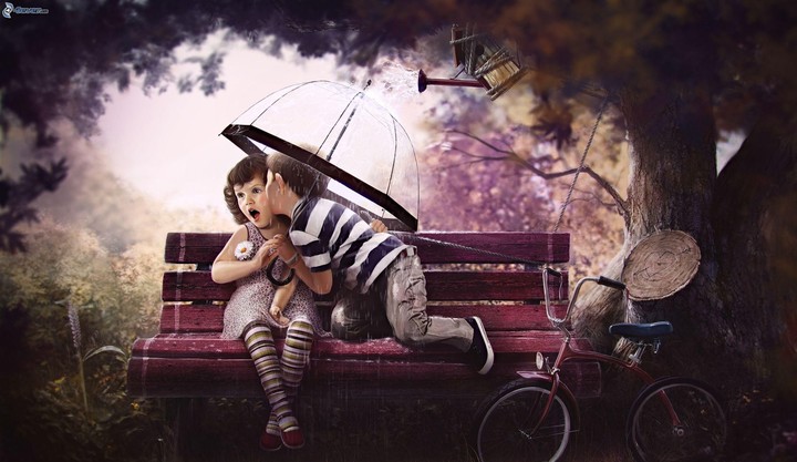 Boy kissed Girl