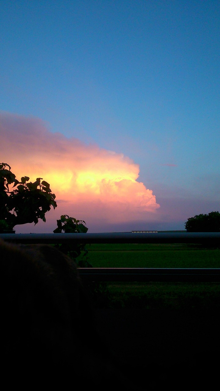 burning cloud