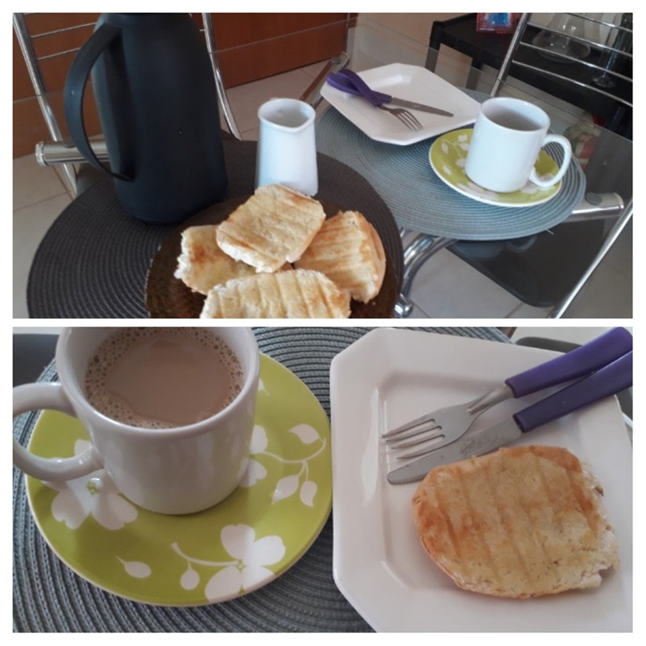 Café da manhã,saudável.