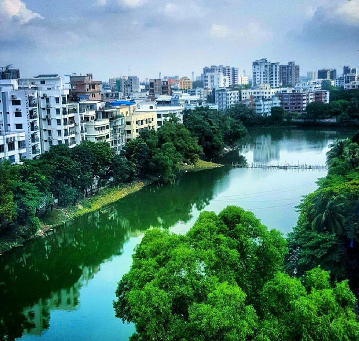 Beautiful City Near Water