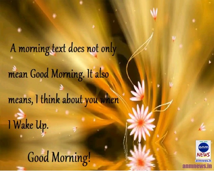 good morning