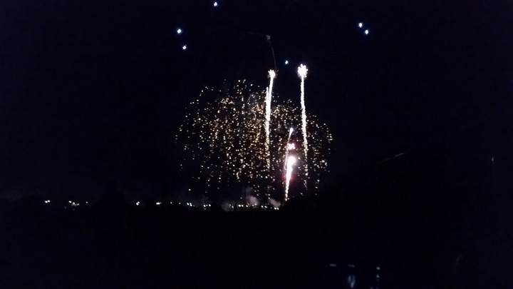Shooting firework star