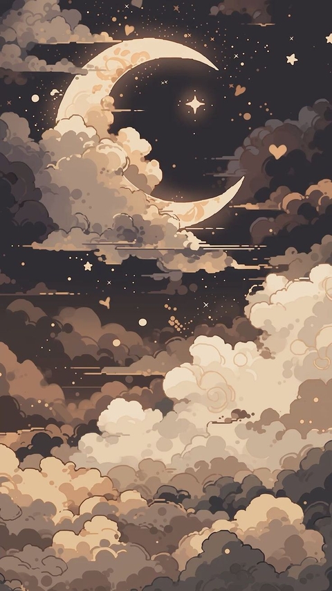 tapety cloud, font
