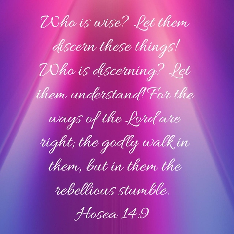Hosea 14:9