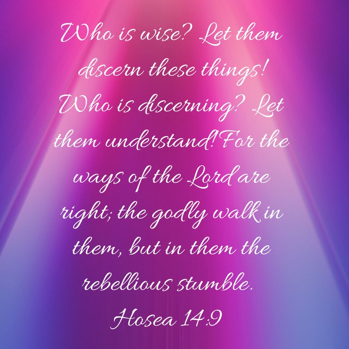 Hosea 14:9