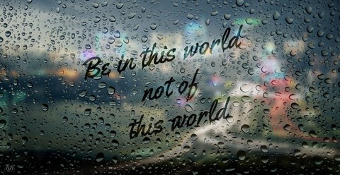 Be in this world