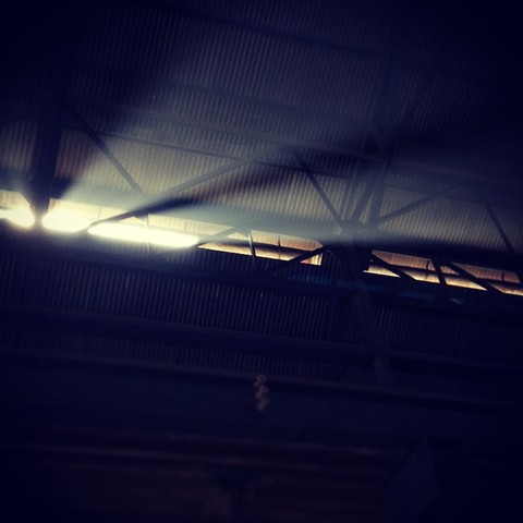 Rays in a workshop.