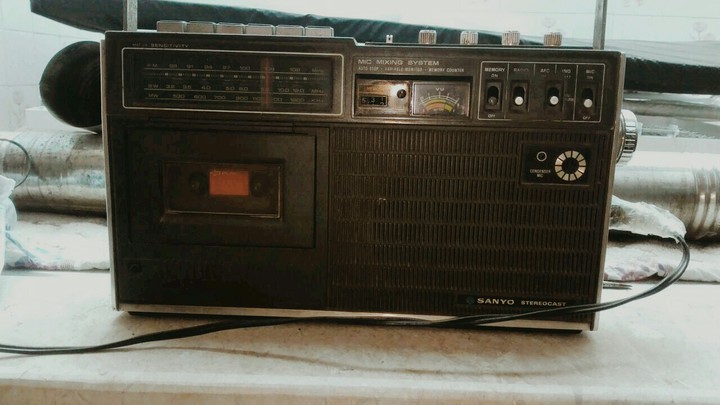 old radio tape