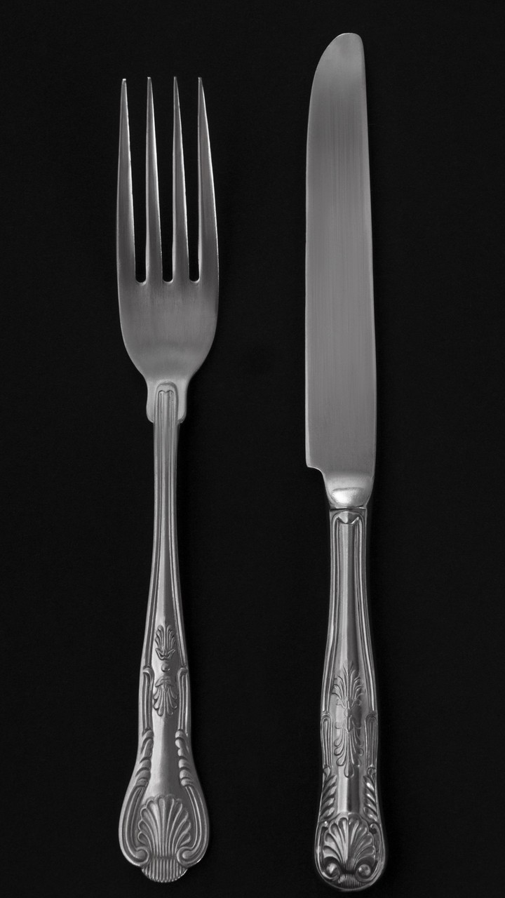 Silver Knife and Fork