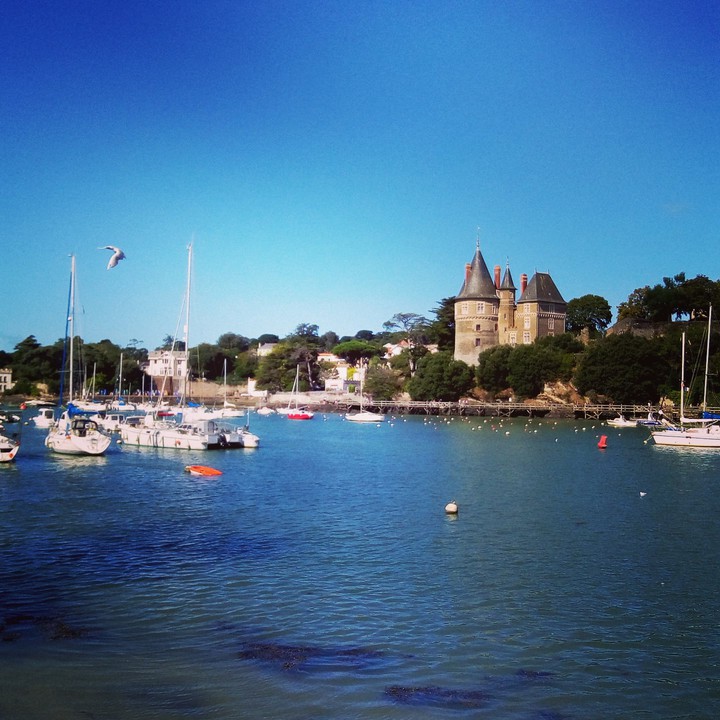 Pornic city France