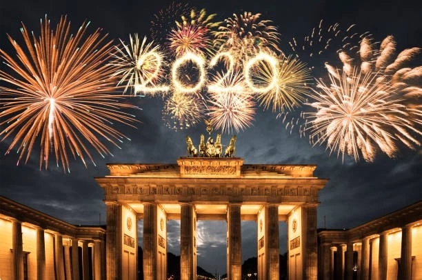 Berlin celebrates the New Year - before Covid-19