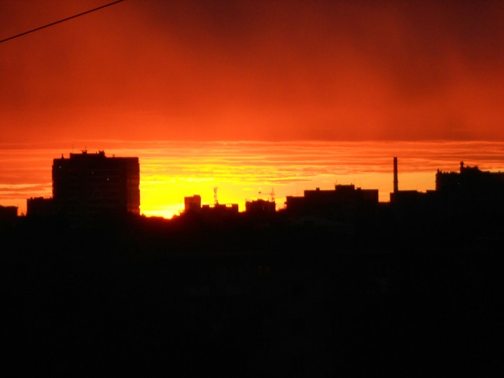закат