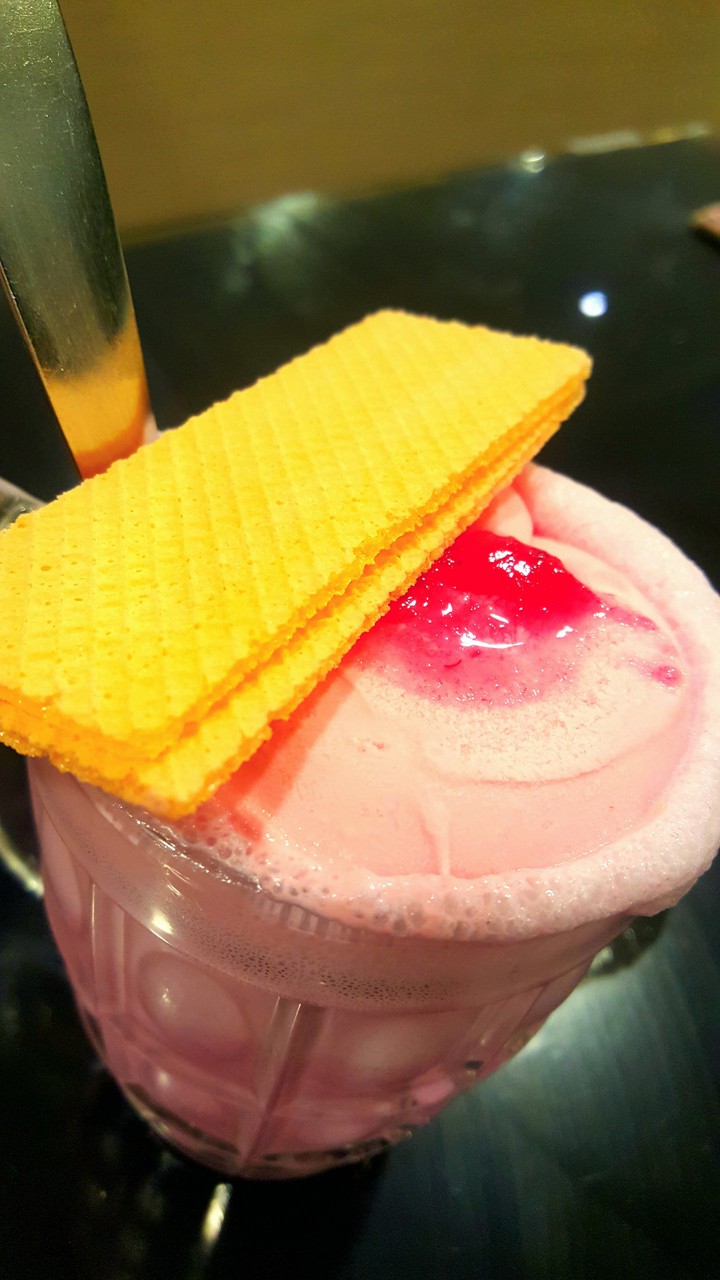 Strawberry milkshake
