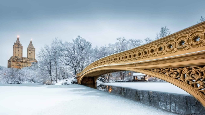 Bow bridge in Central Park
