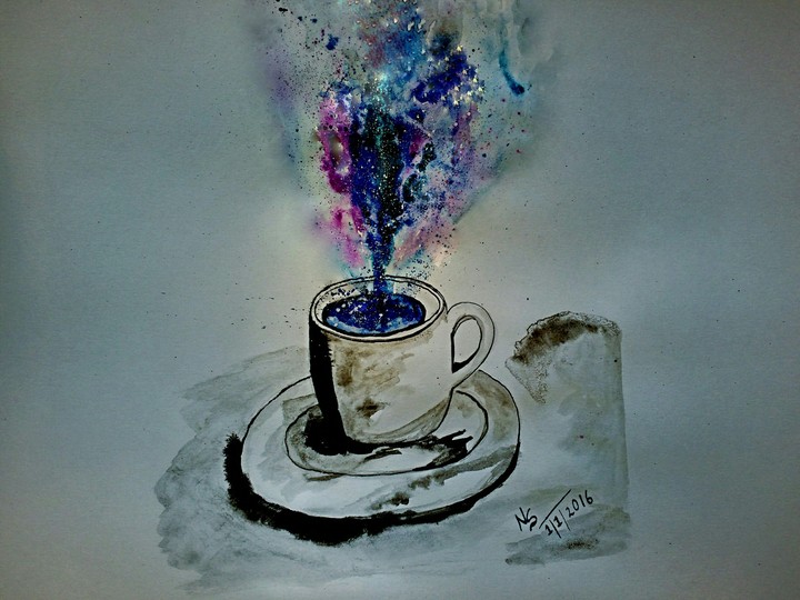 the galaxy in my cup❤