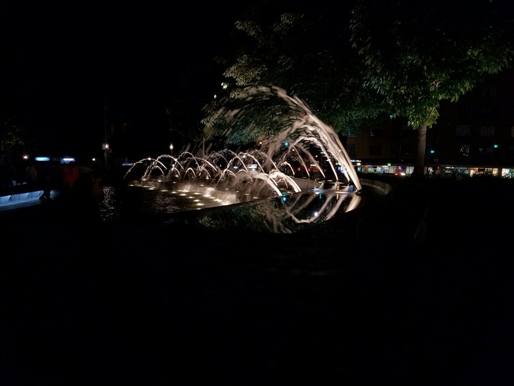 fountain colombus circle