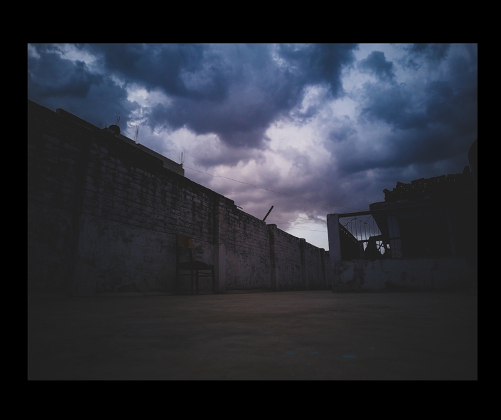 Rain and cloud.