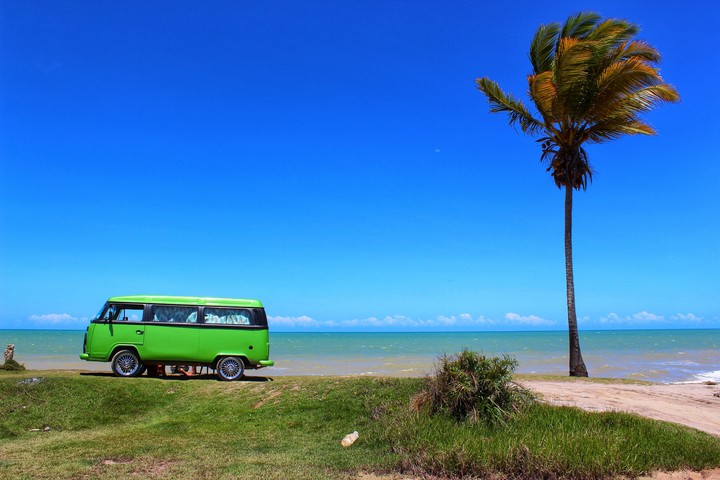 A kombi e o mar
