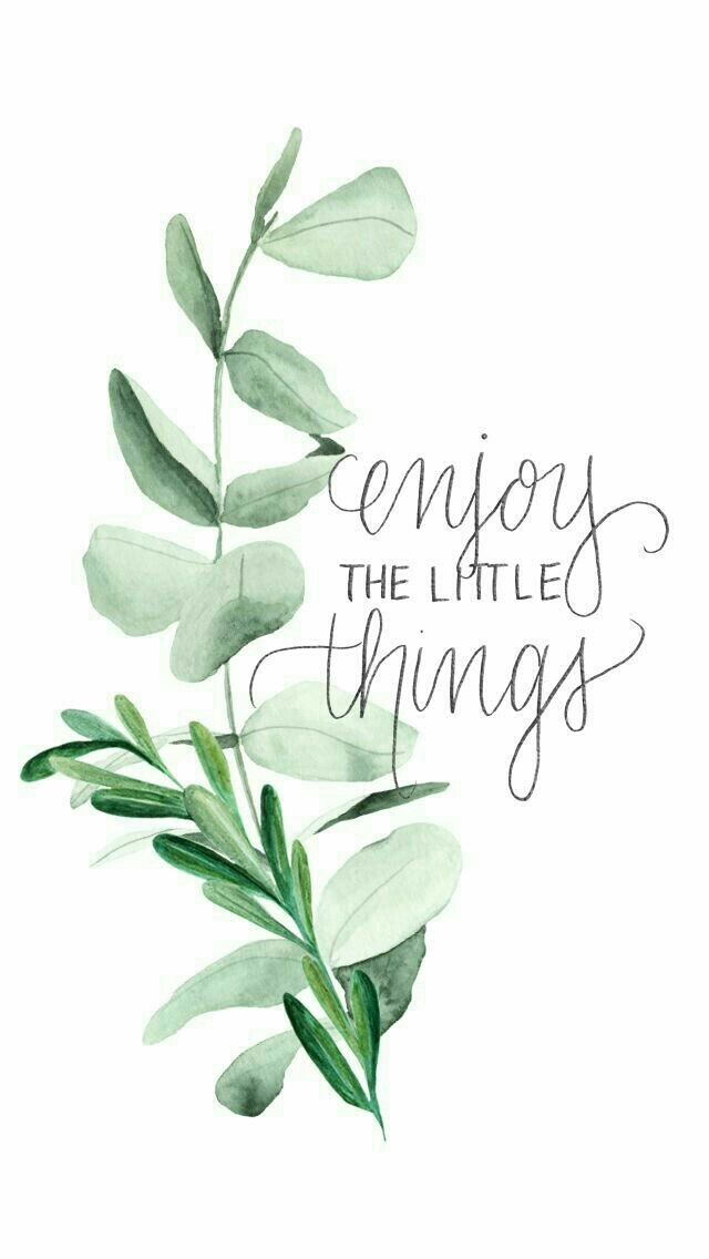 enjoy the little things