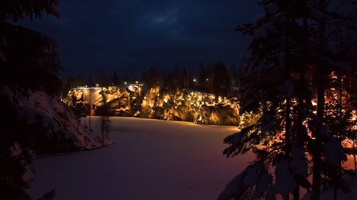 Night lake