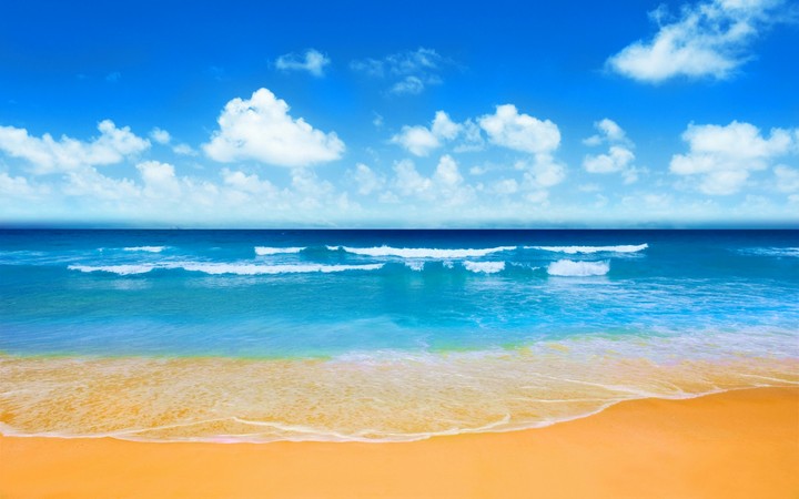 Sunny day, sunny beach