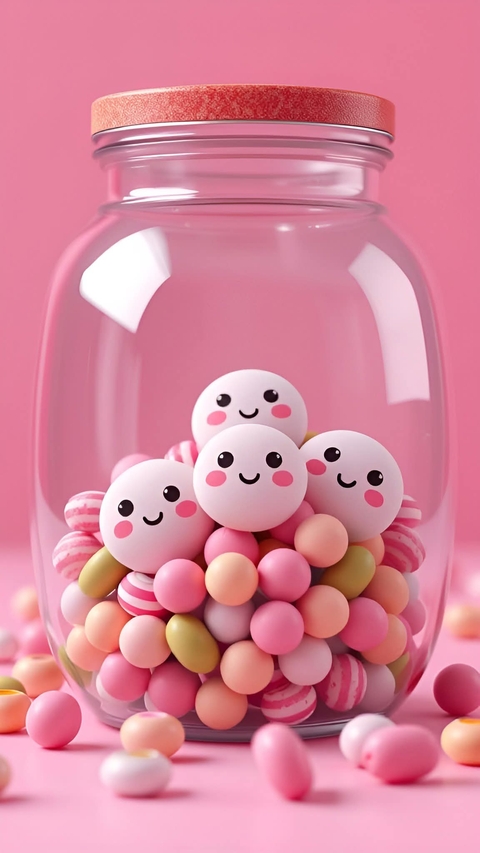 тапети heart, pink