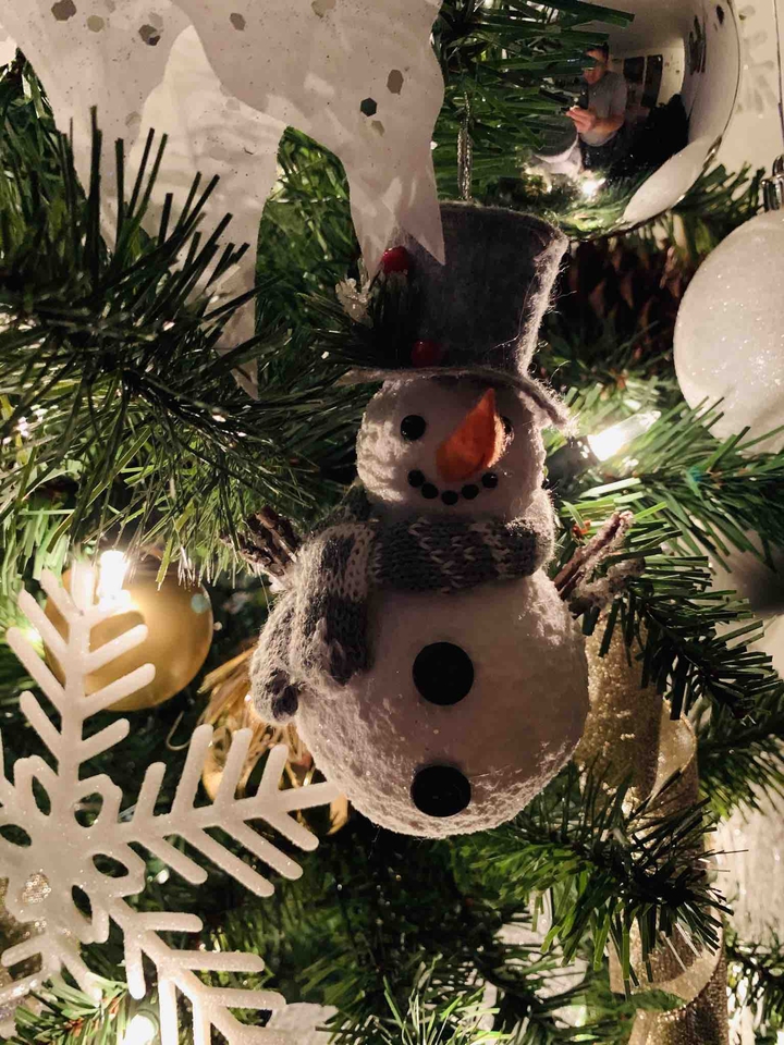 snowman Christmas tree