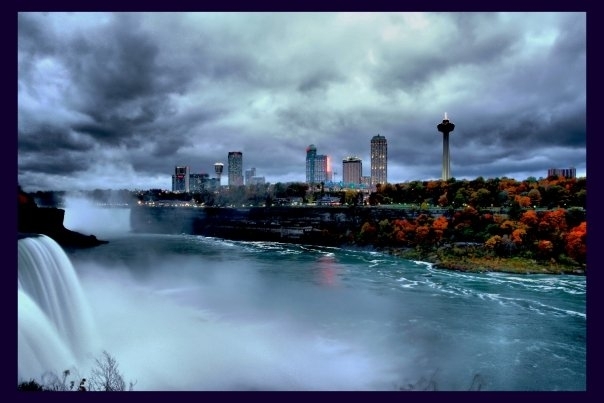 Niagara's blue skies of happiness