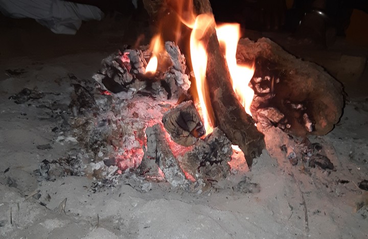 Rajasthan ki sardi me lagai aag