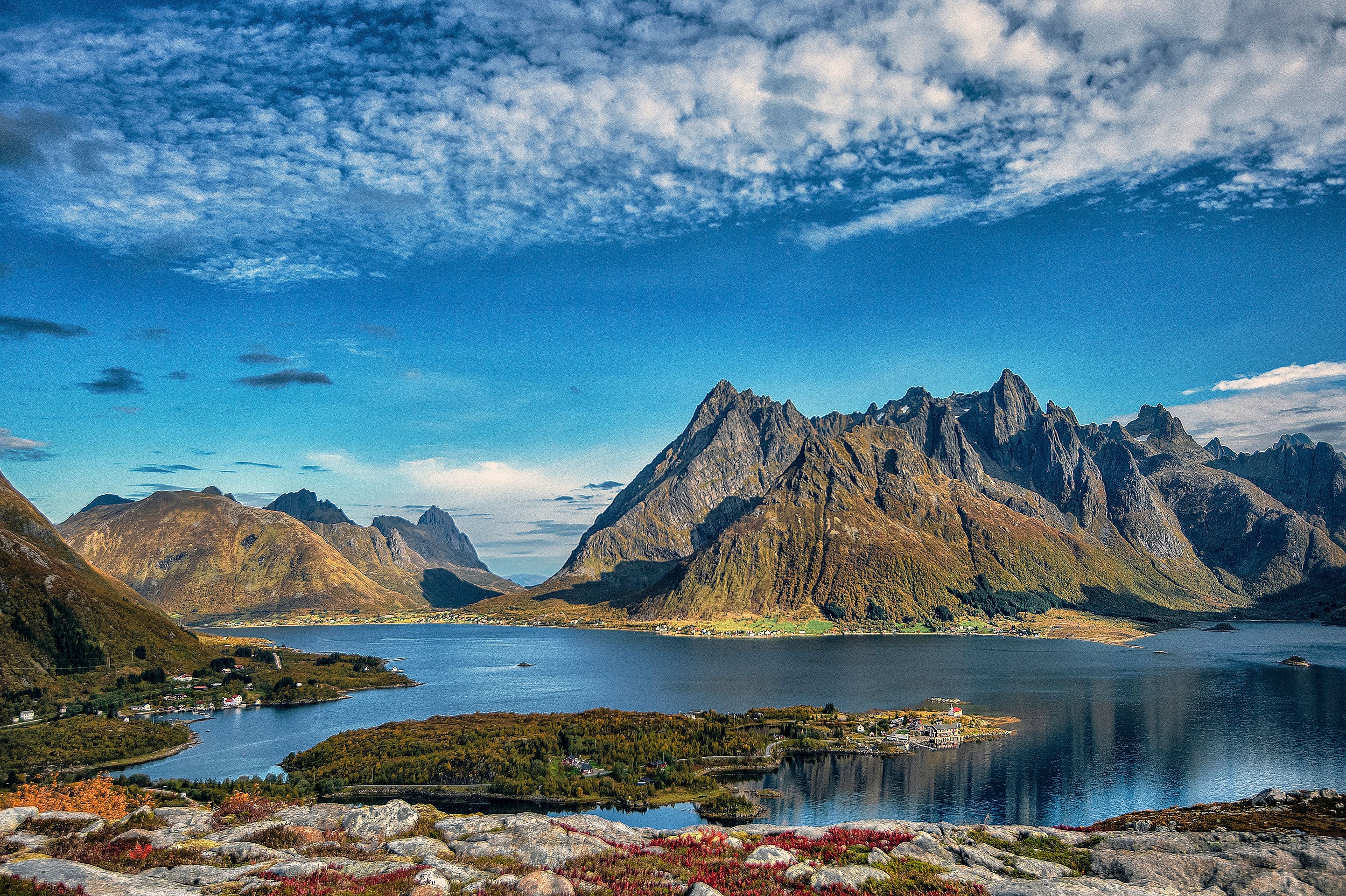 mountain, highland壁紙