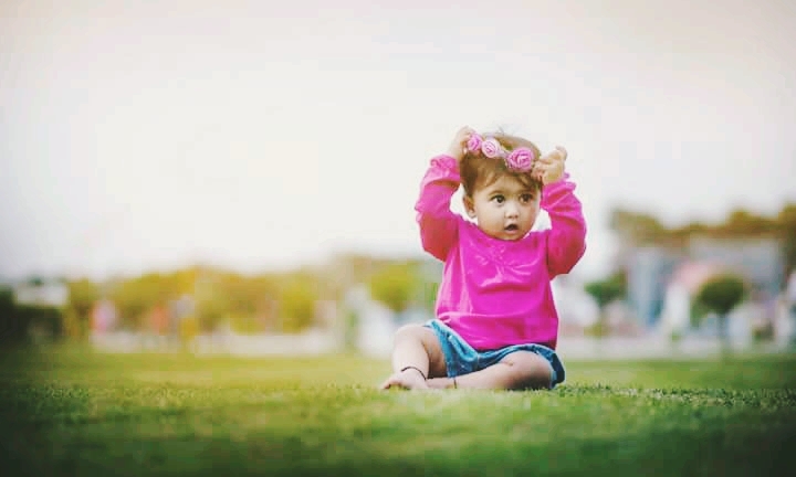 Baby with crown