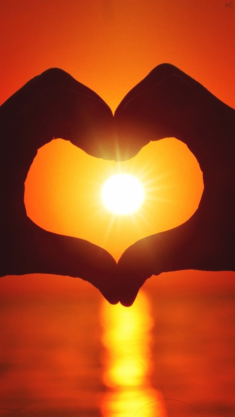 sfondi heart, light