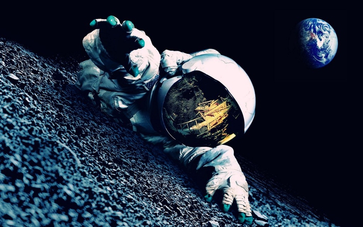 Astronaut And World
