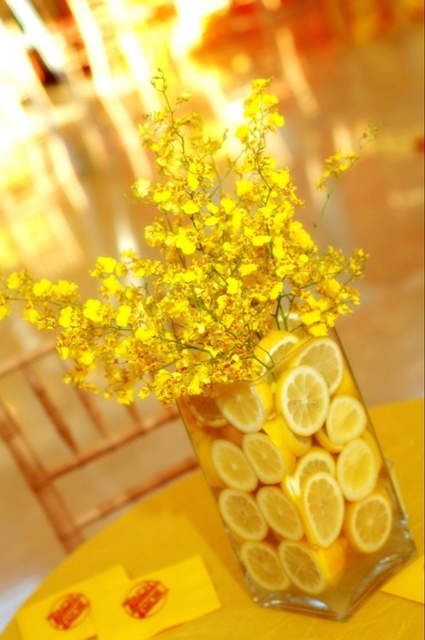 רקעים citron, floristry