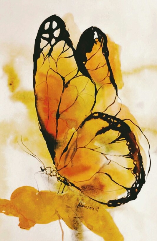 butterfly painting