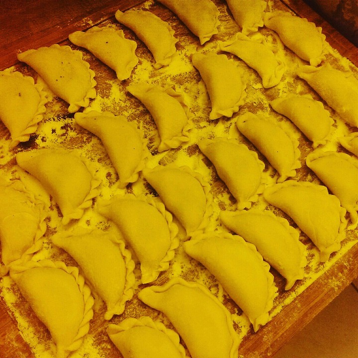 Вареники с черникой
