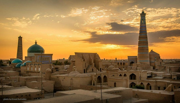 Khiva in the evening
