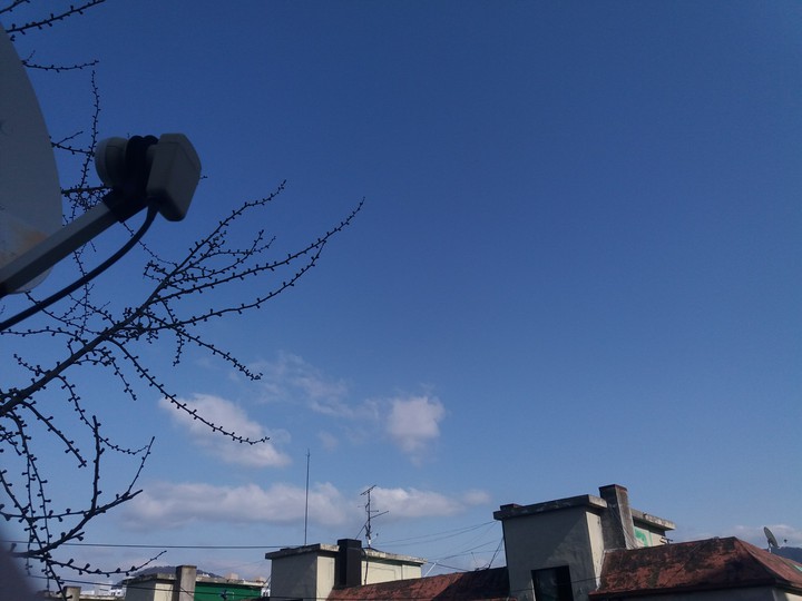 옥상하늘