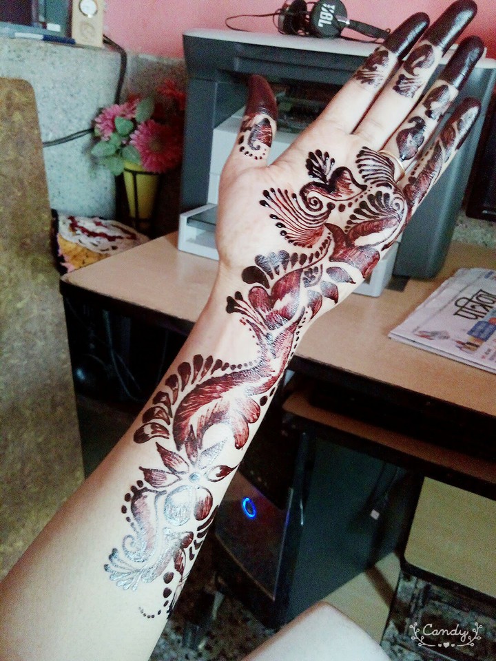 Aerobic Mehendi. . . By me . ..