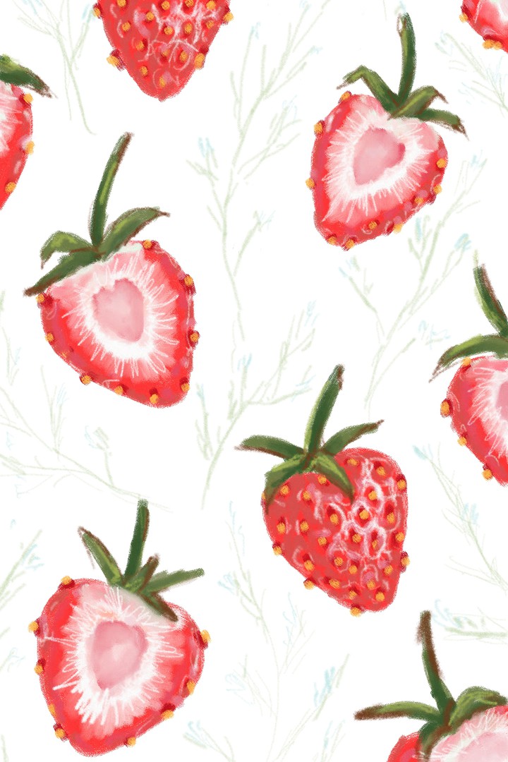 strawberry pattern