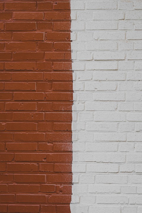 Orange, brick wallpapers