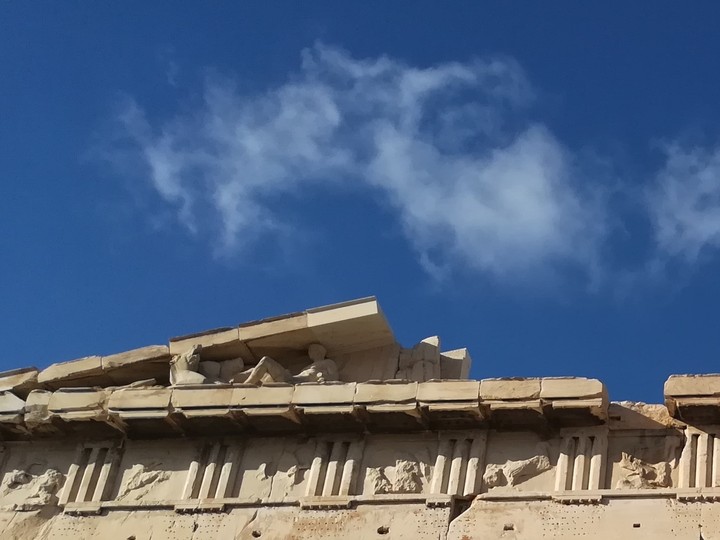 A detail of the Parthenon