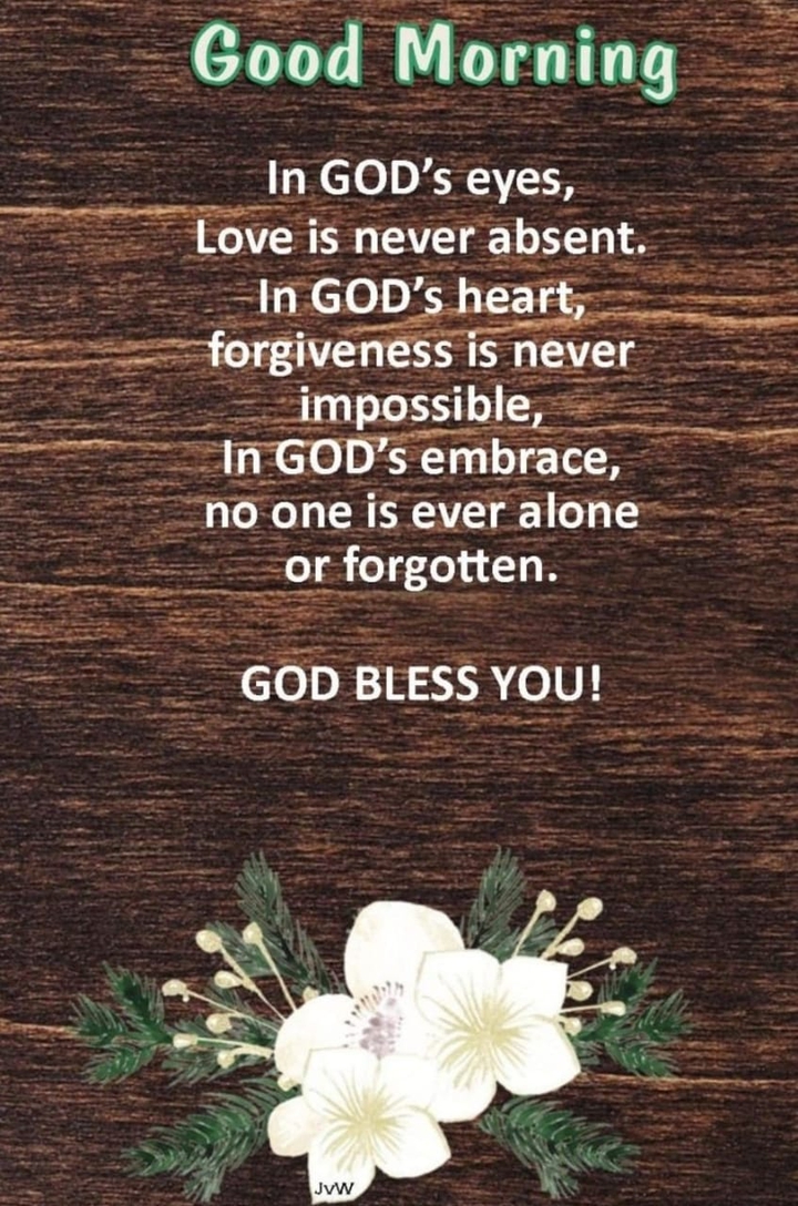 good morning